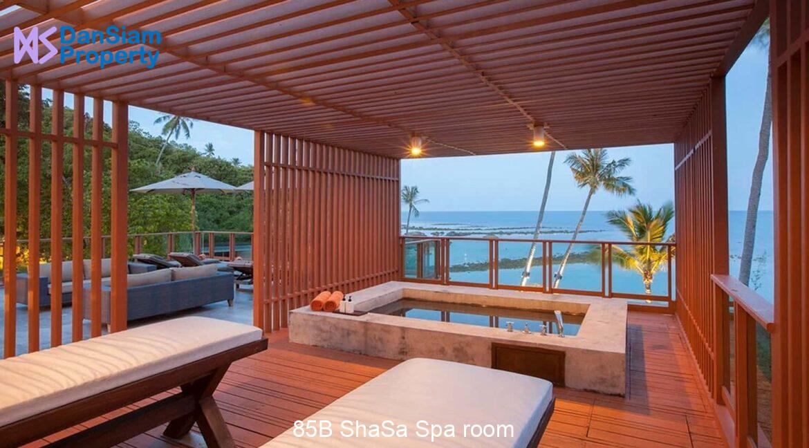 85B ShaSa Spa room