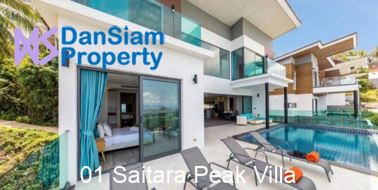 Luxury Samui 3-Bedroom Seaview Villa at Saitara Peak