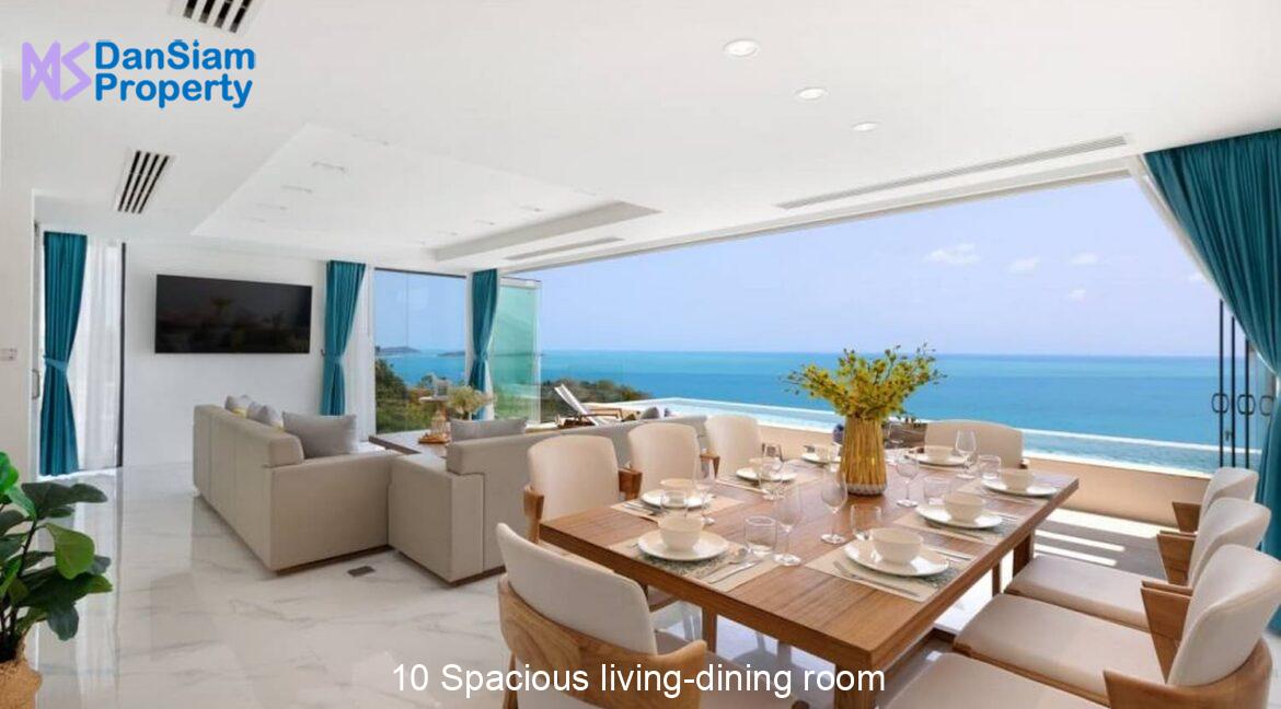 10 Spacious living-dining room