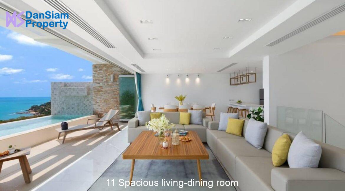 11 Spacious living-dining room