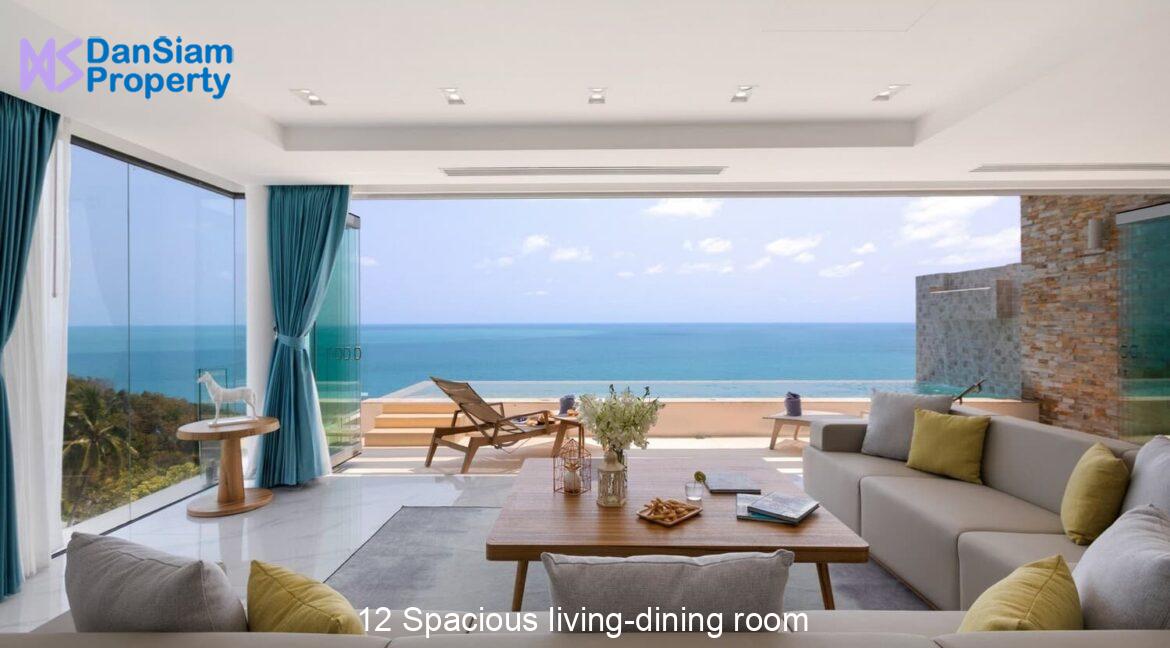 12 Spacious living-dining room