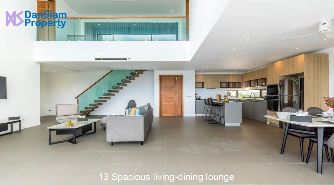 13 Spacious living-dining lounge