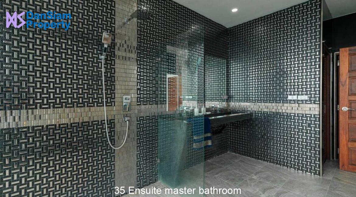 35 Ensuite master bathroom