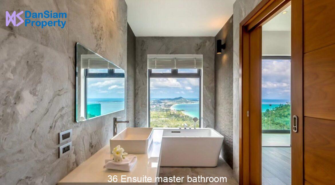 36 Ensuite master bathroom