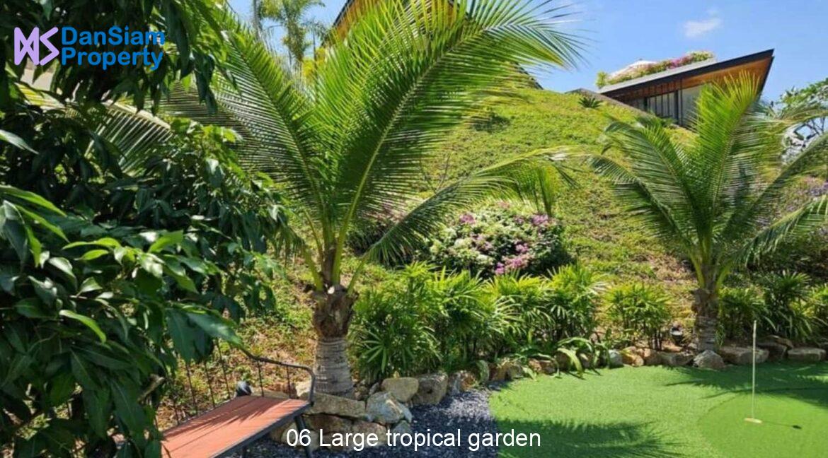 06 Large tropical garden