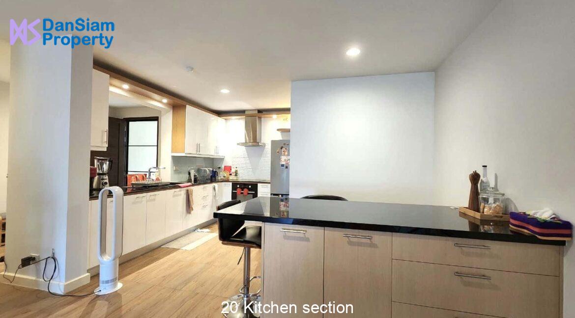 20 Kitchen section