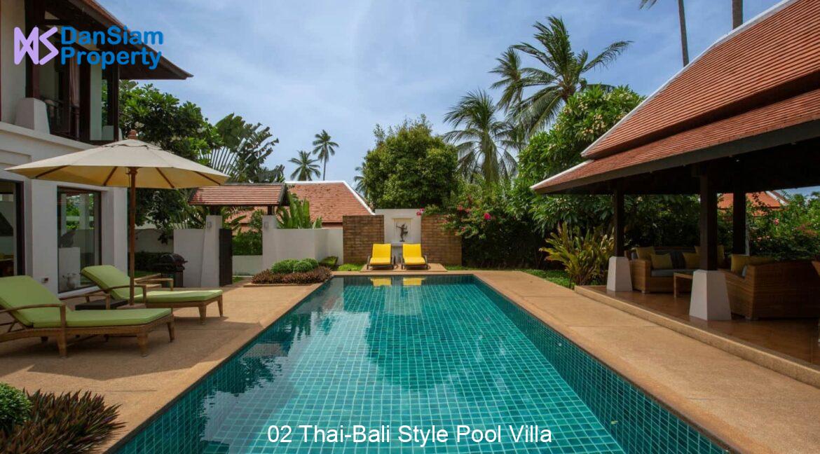 02 Thai-Bali Style Pool Villa