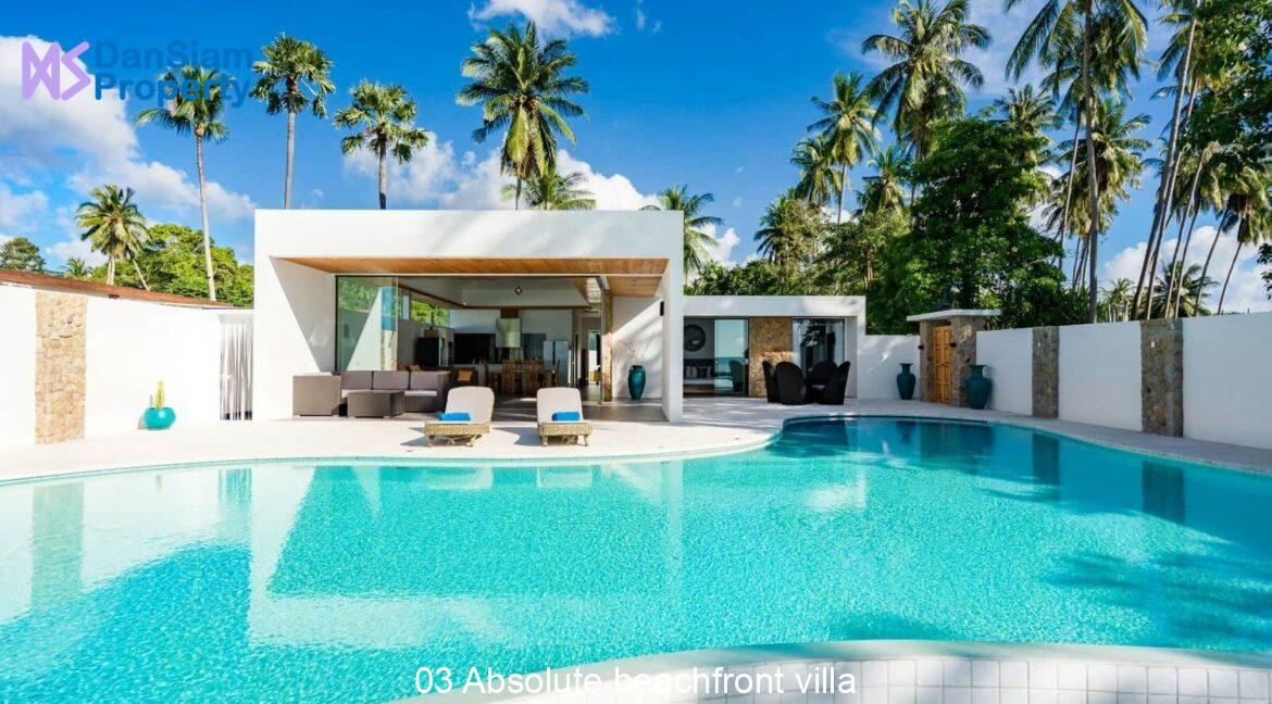 03 Absolute beachfront villa