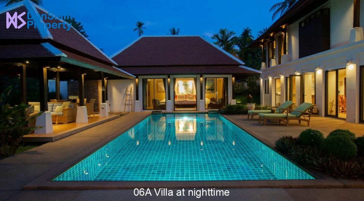 06A Villa at nighttime