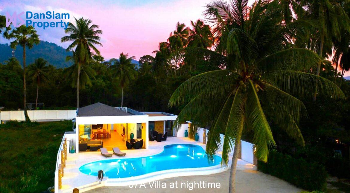 07A Villa at nighttime