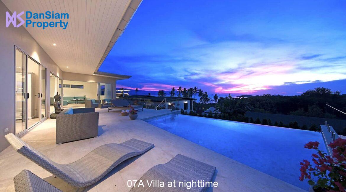 07A Villa at nighttime