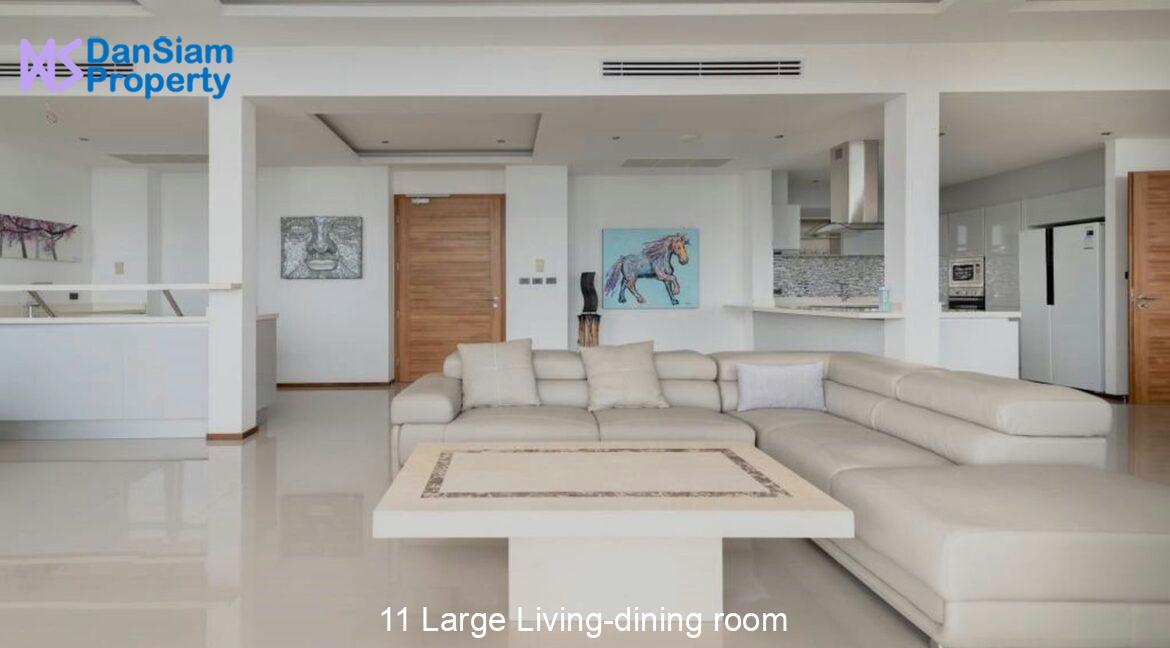 11 Large Living-dining room