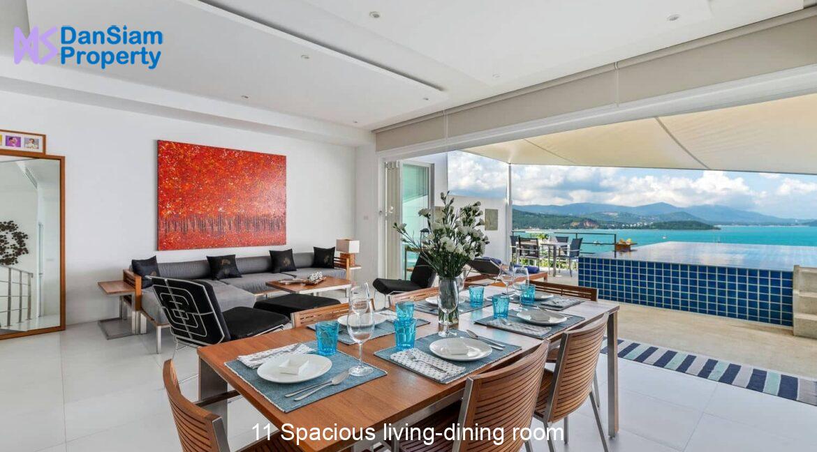 11 Spacious living-dining room