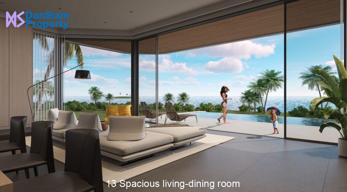 13 Spacious living-dining room