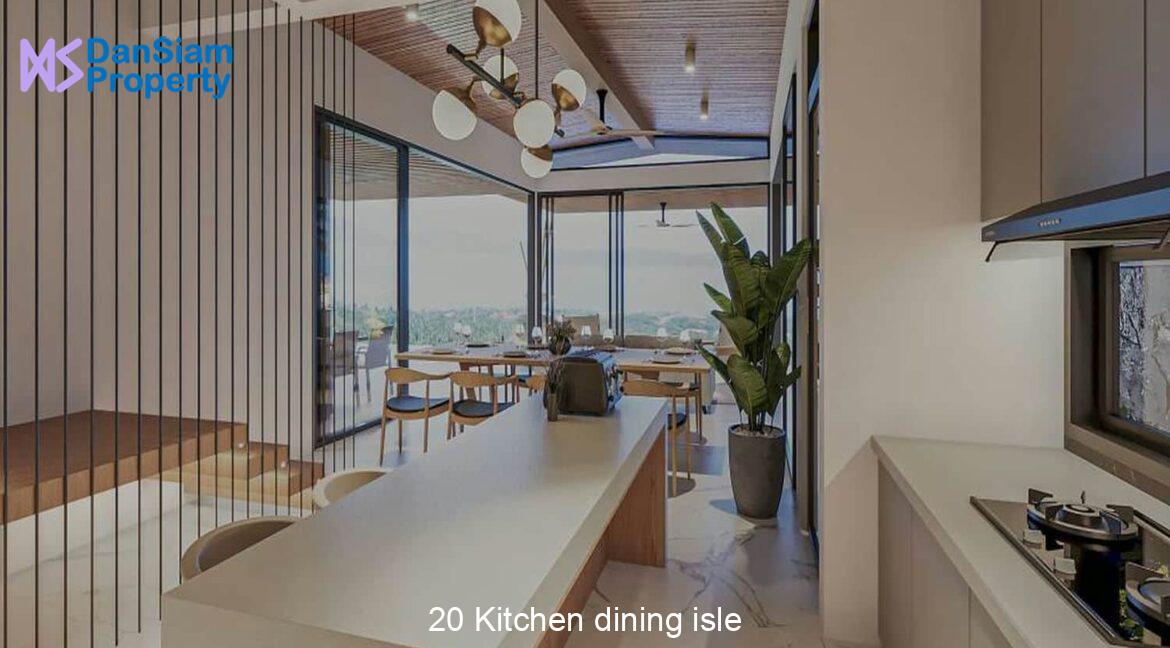 20 Kitchen dining isle