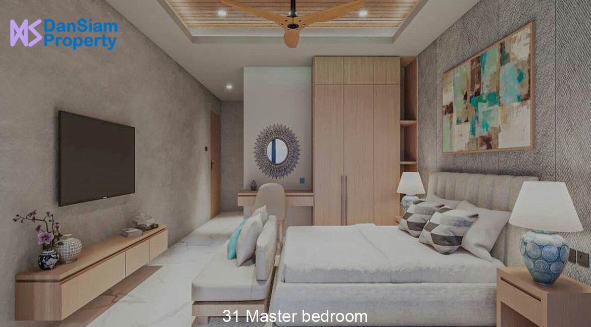 31 Master bedroom