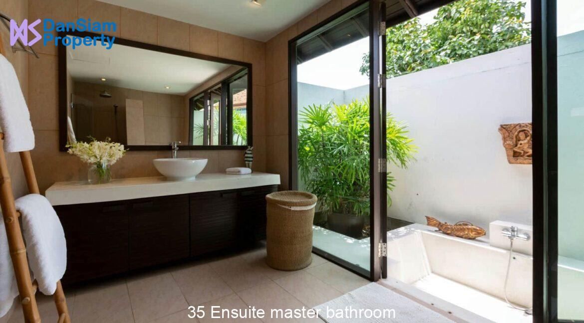 35 Ensuite master bathroom