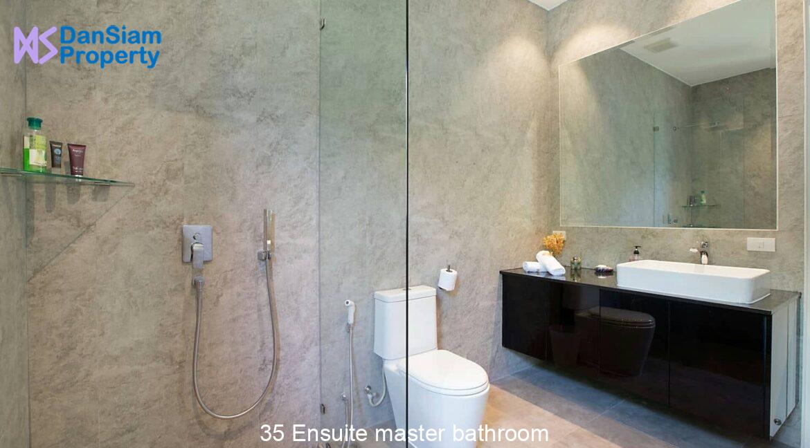 35 Ensuite master bathroom