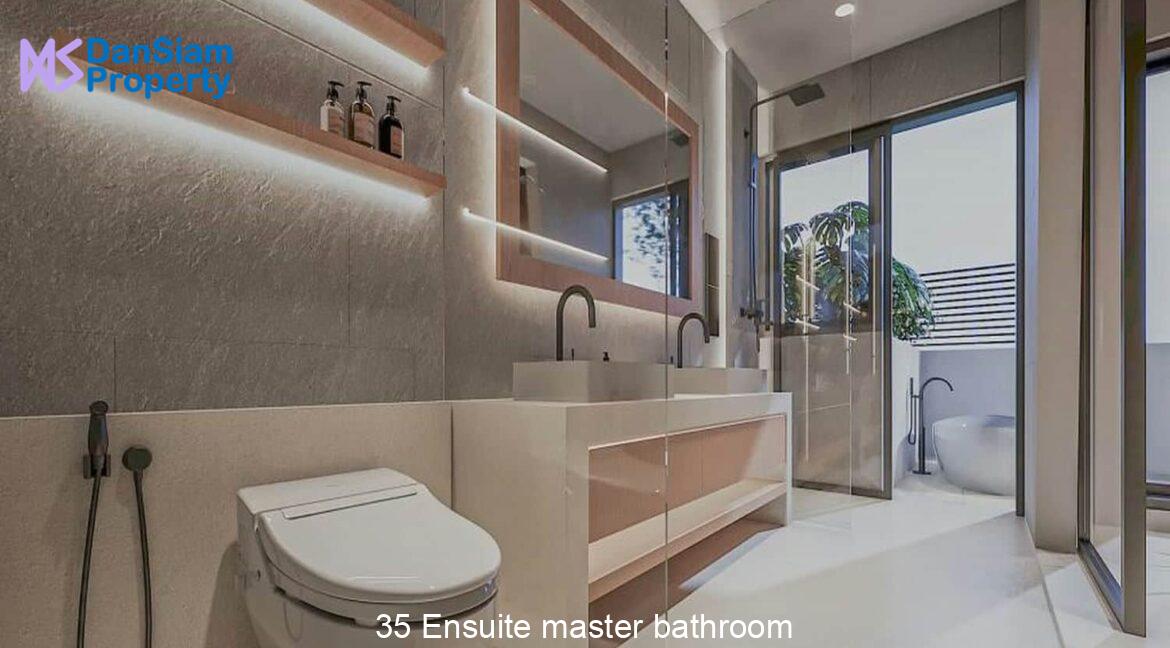 35 Ensuite master bathroom