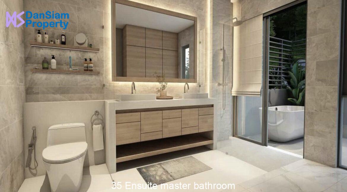 35 Ensuite master bathroom