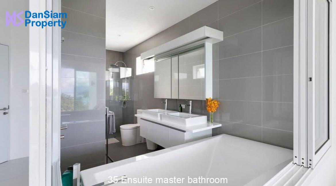 35 Ensuite master bathroom