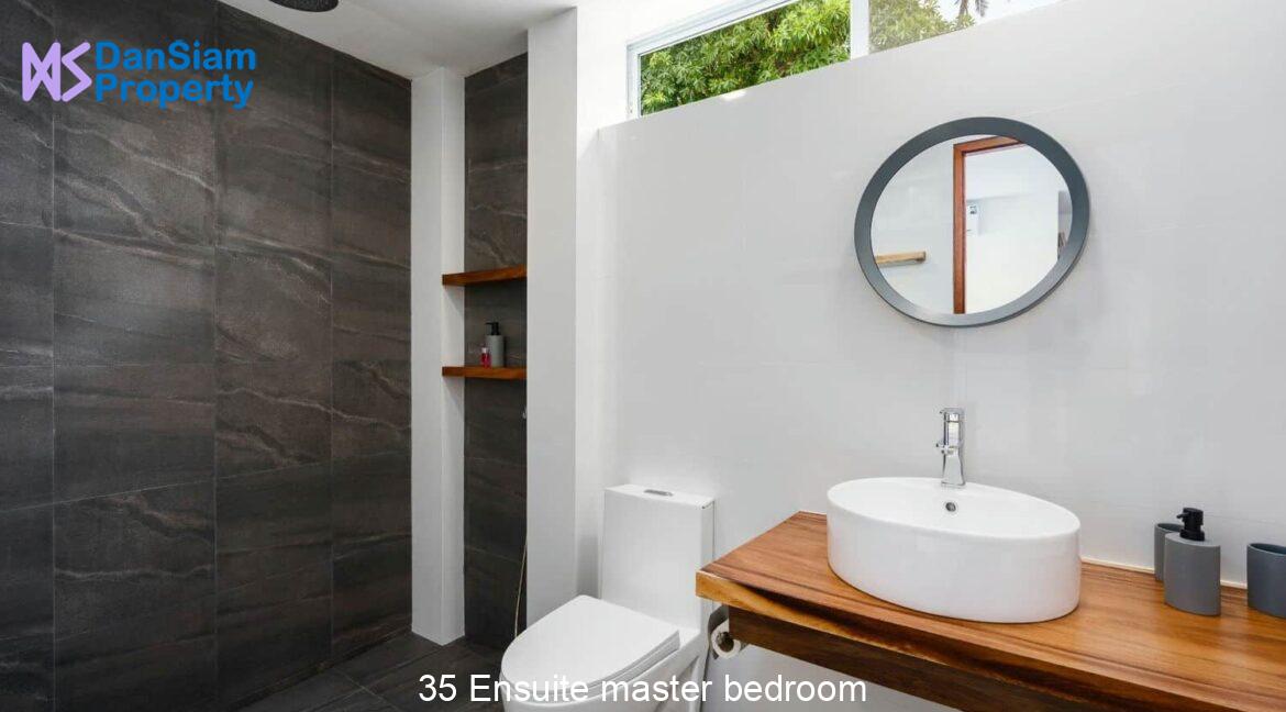 35 Ensuite master bedroom