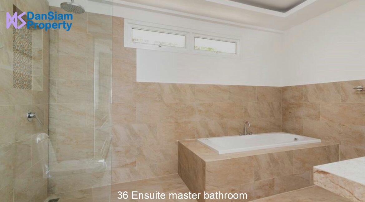 36 Ensuite master bathroom