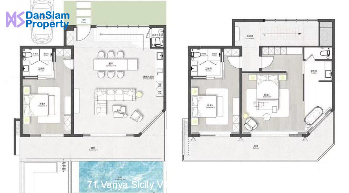 71 Vanya Sicily Villa Floorplan (Type-C)