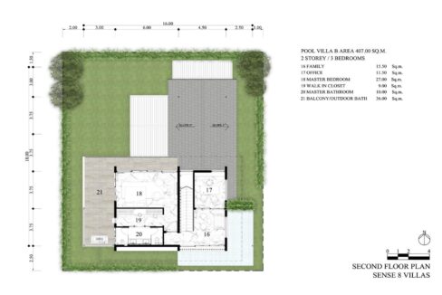 72 Villa Floorplan (3-Bedroom Second Floor)