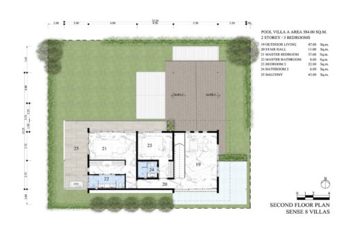 72 Villa Floorplan (5-Bedroom Second Floor)